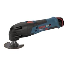 Bosch PS50-2B 12-Volt Max Lithium-Ion Multi-X Oscillating Tool Carpenter Kit with 2 Batteries, Charger and Case