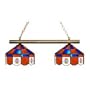 Illinois Fighting Illini Executive 2 Light Game Table Lamp