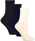 Sugar Free Sox Ladies Assorted 3 Pack Health Socks | Diabetic Socks