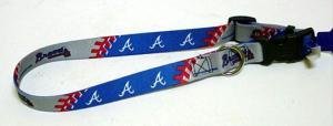 New! Large Authentic Atlanta Braves Dog Collar