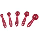 Cuisinart 5-Piece Measuring-Spoon Set, Red