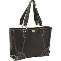 Lady Blk Laptop Tote