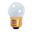 7.5 Watt S11 Incandescent Light Bulb / 130 Volt / Medium Base / Tough Coat (Shatter-proof silicone dipped)