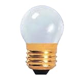 7.5 Watt S11 Incandescent Light Bulb / 130 Volt / Medium Base / Tough Coat (Shatter-proof silicone dipped)