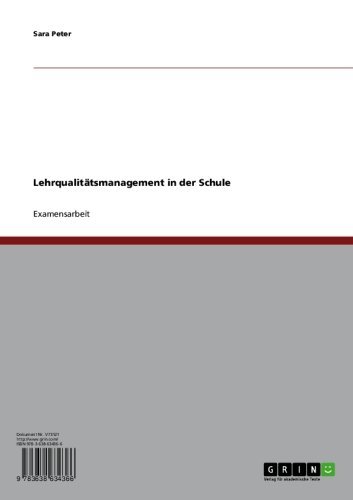 Lehrqualitätsmanagement in der Schule (German Edition)
