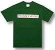 PENNYWISE - Rectangle Logo - Green T-shirt