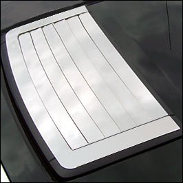 RealWheels Stainless Top Grille Overlay Cover, for the 2006 Hummer H3