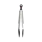 SoftWorks 9-inch Locking Tongs with Nylon Heads