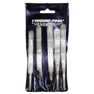 Techni-Tool Tweezer Set, 5 pc Micro Assembly, 4.5 OAL by 