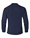 HN YOUTH 6OZ LS TAGLESS TEE (NAVY) (L)