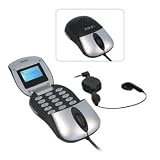 Electronics : LINDY Optical Mouse with Built-in VoIP Phone, USB
