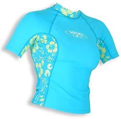 XCEL Wetsuits Womens Lycra S/S Floral Rashguard - Assorted Colors