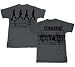 Beatles Charcoal Grey t-shirt 'Abbey Road Brick Wall' tee