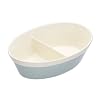 Kitchen Craft Classic Collection Oven to Tableware Divided Ceramic Oval Dish, 27 x 20 x 8 cm