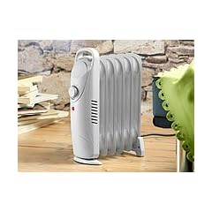 Sichler Mobile 500-Watt-Elektroheizung mit �l-Radiator-Heizk�rper