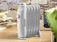 Sichler Mobile 500-Watt-Elektroheizung mit Öl-Radiator-Heizkörper