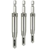 3 pc HINGE DRILL BIT SET Self Center Door Cabinet