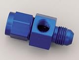 NOS 16104NOS Blue Anodized Aluminum Nitrous Bottle Gauge Adapter