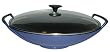Le Creuset L25W3-3609 4 3/4 qt. Wok with Glass Lid (Blue)