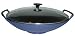 Le Creuset L25W3-3609 4 3 4 qt. Wok with Glass Lid (Blue)