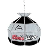 Coors Light Stained Glass Tiffany Lamp - 16 inch diameter