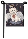 Westie - Angel - Garden Flags
