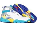 Womens WMNS Air Jordan Retro 8 (white / concord / aqua blue)