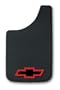 Chevy Red  Bowtie Easy Fit Mud Guard  11" - Set of 2
