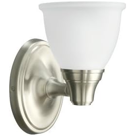KOHLER K-11365-BN Transitional Single Wall Sconce for Forte Faucet Line, Vibrant Brushed...