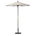 Oxford Garden 6-Foot Polyester Market Umbrella, Natural