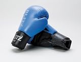 Blitz Sport Blue Leather Boxing Gloves 12oz
