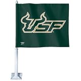 SOUTH FLORIDA BULLS OFFICIAL LOGO CAR FLAG