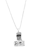 Sterling Silver SLR Photographer Camera Necklace- One Sided (STERLING SILVER)