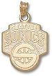 Seattle Supersonics Logo 5/8". Charm/Pendant -14K/10K, Stainless Steel or Gold Plated