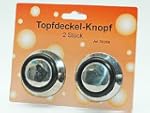 2 Topfdeckel Kn�pfe, Ersatzkn�pfe, �...