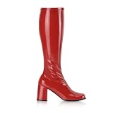 GOGO-300, Color: Red Stretch Pat, Womens Size (US): 10