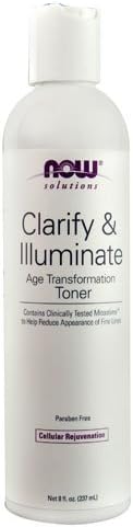 NOW Foods Solutions Clarify &amp; Illuminate Age Transformation Toner -- 8 fl oz