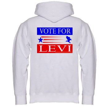VOTE FOR LEVI Youth Hooded Sweatshirt (for Kids) Various Colors Available