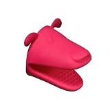 PINK SILICONE PLATE PAN GRABBER OVEN TRAY GLOVE MITT
