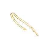 10K Double Row Hearts Bracelet