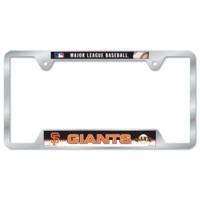 San Francisco Giants MLB Chrome License Plate Frame