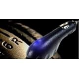 LG Prada 3.0 Professional Blue LED Car Charger for your Smartphone with digital rapid and slow charge features!