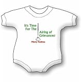 It's Time For The Airing of Grievances Baby Ultrasoft Onesie