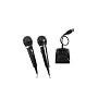 Mikrofone mit Adapter f�r Singstar kompatibel zu PS2/PS3/XBOX360 & Nintendo Wii