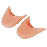 Footful 1 Pair of Gel Toe Caps/Pads/Protectors for Pointed Ballet Shoes---Nude
