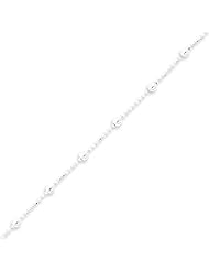 Sterling Silver 1.0mm Diamond-cut Beaded Chain - 20 Inch