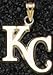 Kansas City Royals Solid 14K Gold 