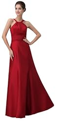 Halter Beaded Taffeta Prom Dress 