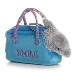 Plush Gray Dolphin Fancy Pals Pet Carrier 8