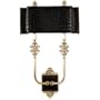 Maitland-Smith Brass and Crocodile Wall Sconce
